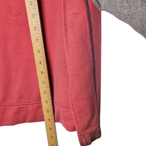 Icebreaker Merino Womens Pinkish Red Zip-Up Hoodie M Merino Wool‎ Gorpcore PNW - Picture 7 of 9